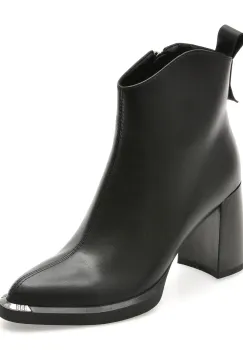 Botine FLAVIA PASSINI negre, C5995, din piele naturala imagine