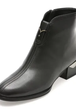 Botine FLAVIA PASSINI negre, DX712A, din piele naturala imagine