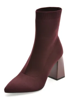 Botine FLAVIA PASSINI visinii, AC5946, din material textil imagine