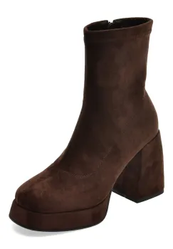 Botine GRYXX maro, AC6208, din material textil imagine