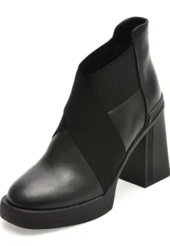 Botine GRYXX negre, H231, din piele naturala imagine
