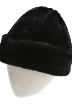 Caciula KLOP neagra, 06MUTON, din piele naturala imagine