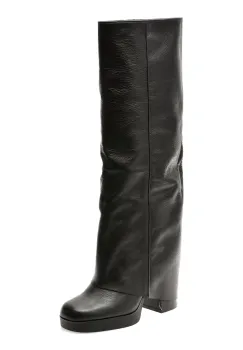 Cizme ALDO negre, MAEVEH 001, din piele naturala imagine