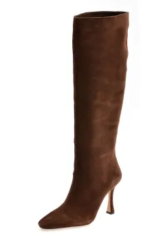 Cizme elegante ALDO maro, 14114382, din piele intoarsa imagine