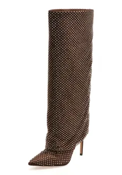 Cizme elegante ALDO maro, LIVYDALIA 201, din material textil imagine