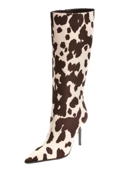 Cizme elegante ALDO maro, RE-EMMA 241, din material textil imagine