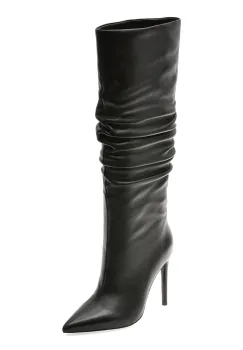 Cizme elegante EPICA PREMIUM negre, 109R, din piele naturala imagine