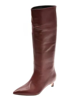 Cizme elegante EPICA visinii, N795, din piele naturala imagine