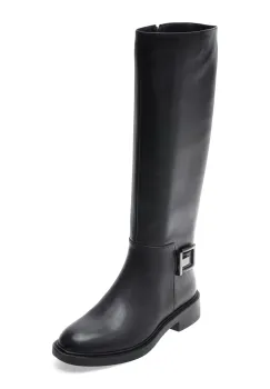 Cizme EPICA negre, 4F2535, din piele naturala imagine