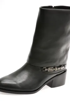 Cizme EPICA negre, 4F5319, din piele naturala imagine