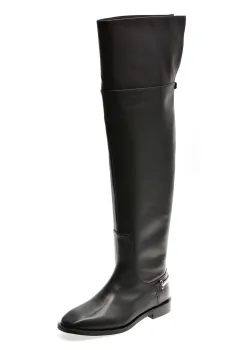 Cizme EPICA PREMIUM negre, B050, din piele naturala imagine