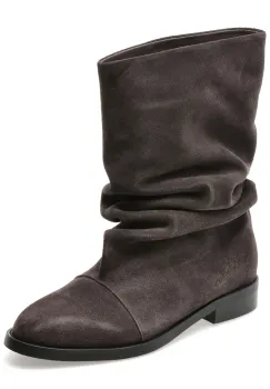 Cizme FLAVIA PASSINI gri, B17, din piele intoarsa imagine