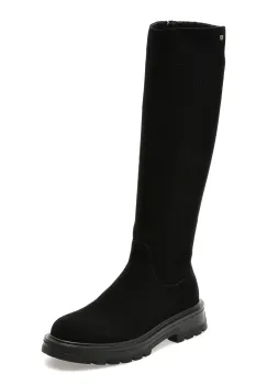 Cizme FLAVIA PASSINI negre, 2137, din piele intoarsa imagine