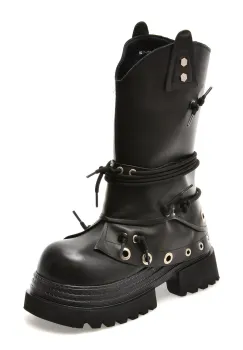 Cizme GRYXX negre, 5020, din piele naturala imagine