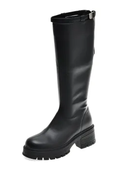 Cizme GRYXX negre, 97912, din piele ecologica imagine