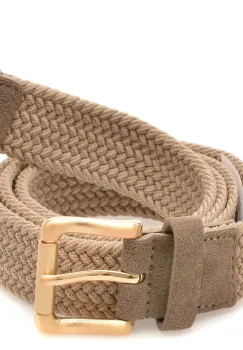 Curea ALDO gri, EZRRA 260, din material textil imagine