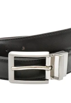 Curea ALDO neagra, REVERSO 001, din piele ecologica imagine