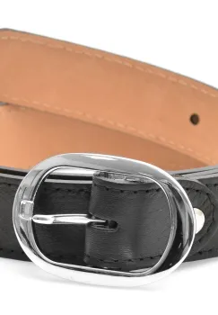 Curea EPICA neagra, F30, din piele naturala imagine