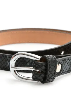 Curea EPICA neagra, F32, din piele naturala imagine