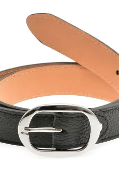 Curea EPICA neagra, F32, din piele naturala imagine