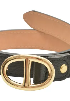 Curea EPICA neagra, F35, din piele naturala imagine