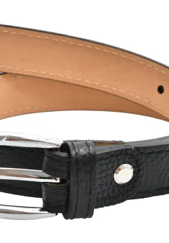 Curea EPICA neagra, F39, din piele naturala imagine