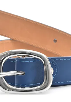 Curea GRYXX albastra, FG3, din piele naturala imagine