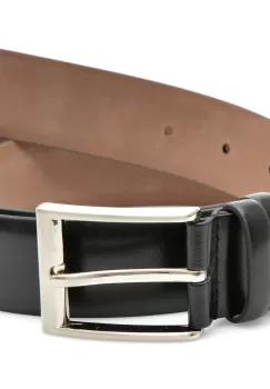Curea LE COLONEL neagra, 1500, din piele naturala imagine