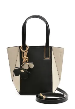 Geanta ALDO alb-negru, SMALLPRISMATOTE 003, din piele ecologica imagine