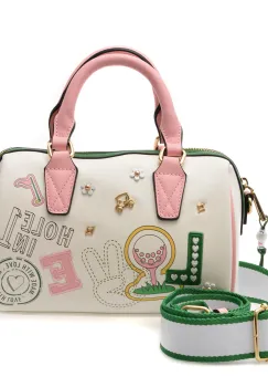 Geanta ALDO alba, FISNEY 116, din piele ecologica imagine