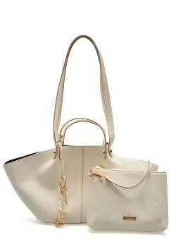 Geanta ALDO alba, MEAVA 168, din piele ecologica imagine