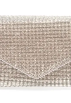 Geanta ALDO argintie, BLINGITA 973, din material textil imagine