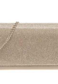 Geanta ALDO argintie, FAHARI 040, din material textil imagine