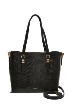 Geanta ALDO neagra, ELEANORAA 001, din piele ecologica imagine