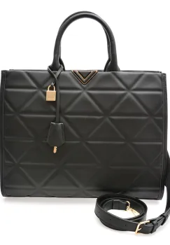 Geanta ALDO neagra, GWENETH 001, din piele ecologica imagine