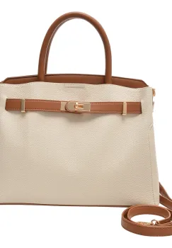 Geanta CALL IT SPRING alba, LEMERCIER 966, din piele ecologica imagine