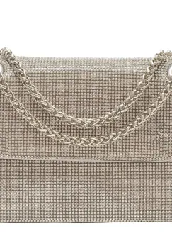 Geanta CALL IT SPRING argintie, LOVELLY 040, din piele ecologica imagine