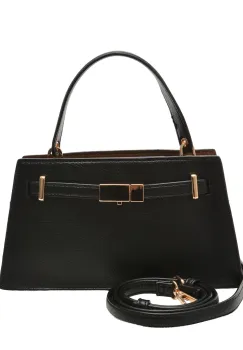 Geanta CALL IT SPRING neagra, BECCCCA 001, din piele ecologica imagine
