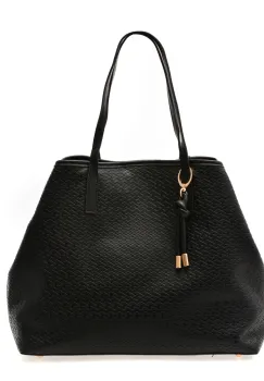 Geanta CALL IT SPRING neagra, LOOKOUT 001, din piele ecologica imagine