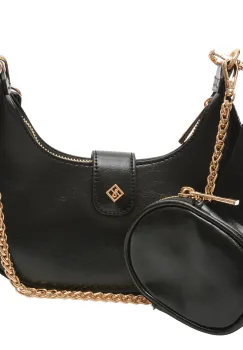 Geanta CALL IT SPRING neagra, MADELAINE 001, din piele ecologica imagine