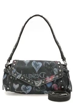 Geanta DESIGUAL bleumarin, SAXA57, din material textil imagine