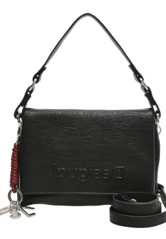 Geanta DESIGUAL neagra, WAXP08, din piele ecologica imagine