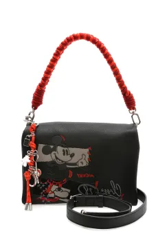 Geanta DESIGUAL neagra, WAXP19, din piele ecologica imagine