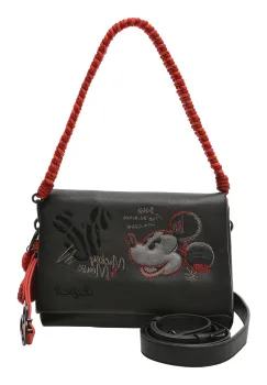 Geanta DESIGUAL neagra, WAXP98, din piele ecologica imagine