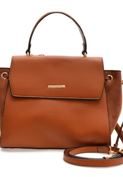 Geanta EPICA maro, 6A06, din piele ecologica imagine