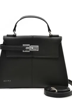 Geanta EPICA neagra, 587, din piele ecologica imagine