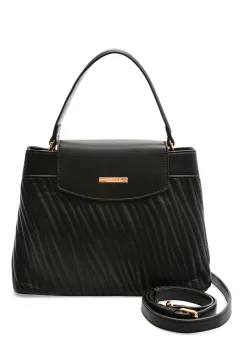 Geanta EPICA neagra, 6915, din piele ecologica imagine