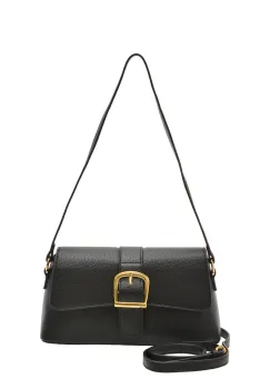 Geanta FLAVIA PASSINI neagra, 2302, din piele ecologica imagine