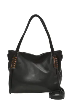Geanta FLAVIA PASSINI neagra, 8852, din piele ecologica imagine