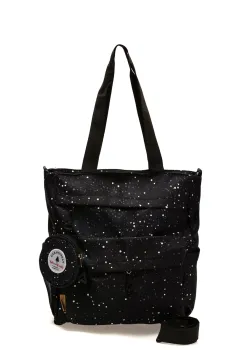 Geanta FLAVIA PASSINI neagra, W846, din material textil imagine